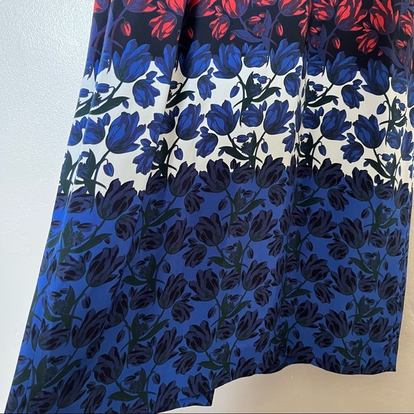 MOTHER OF PEARL silk floral print long maxi dress 8 - Picture 10 of 14